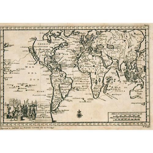 Old map image download for F.Draakx Ship-Vaart door de Straat en Zuyd-Zee ...