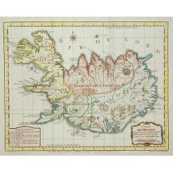 Carte de L'Islande . . .
