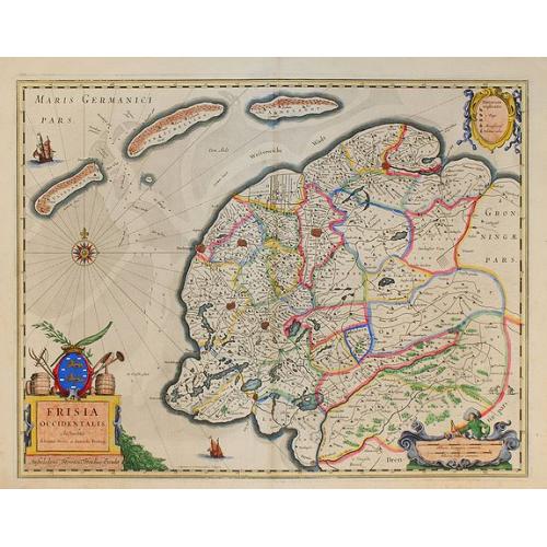 Old map image download for Frisia occidentalis.