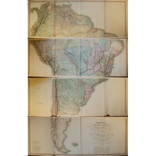 Old map image download for Colombia Prima, South America,. . .
