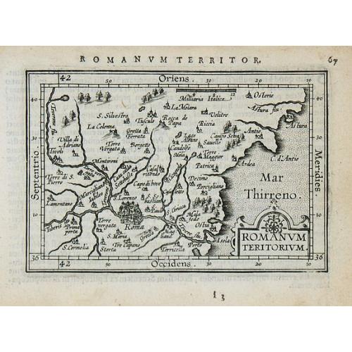 Old map image download for Romanum teritorium.