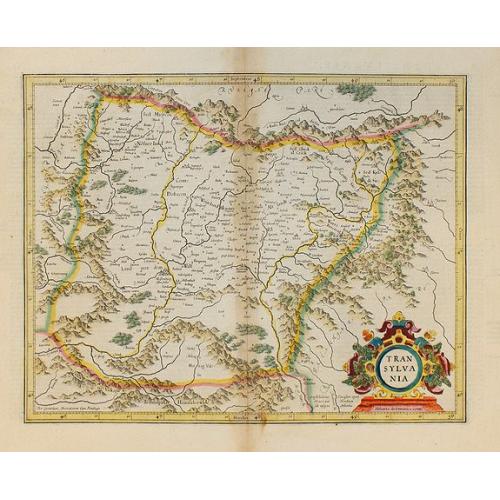 Old map image download for Transylvania.