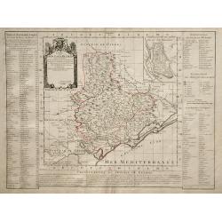 Carte du Diocese de Beziers.