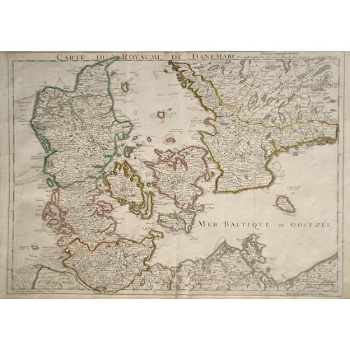 Old map image download for Carte du Royaume de Danemarc
