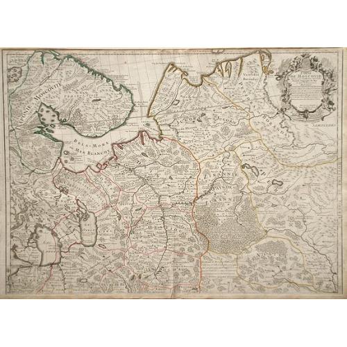 Old map image download for Carte de Moscovie.