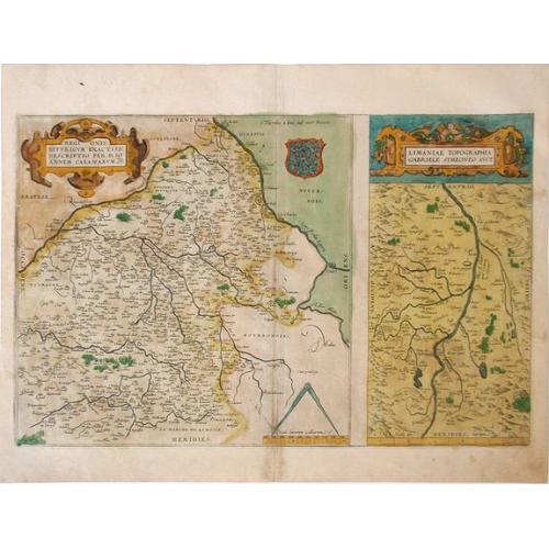 Regionis Biturigum Exactiss Descriptio per D. 10 Annem Calamaeum / Limaniae Topographia Gabriele Symeoneo Auct.