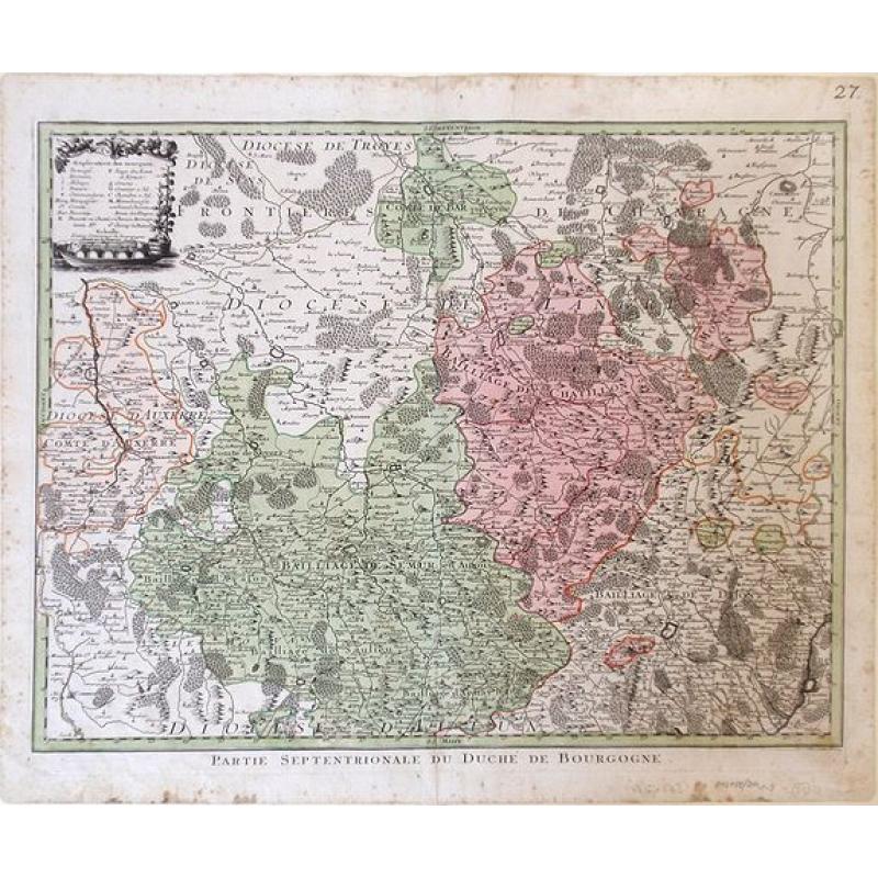 Partie Septentrionale du Duche de Bourgogne.