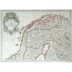 Carte des Courones du Nord Dediee Autres Puissant et tres Invincible Prince Charles XII Roy de Suede, des Gots et des Vandales