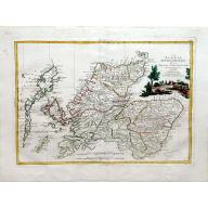 Old map image download for La Scozia Settentrionale Divisa Nelle Sue Contee Particolari