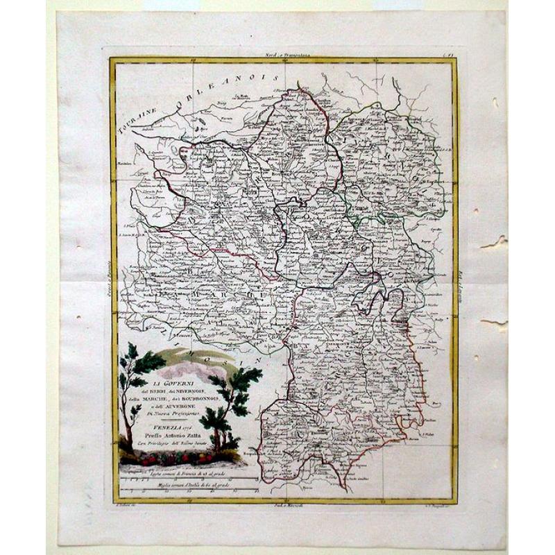 Li Governi del Berri, del Nivernois, della Marche, del Bourbonnois e dell \'Auvergne Di Nvoua Projezione.