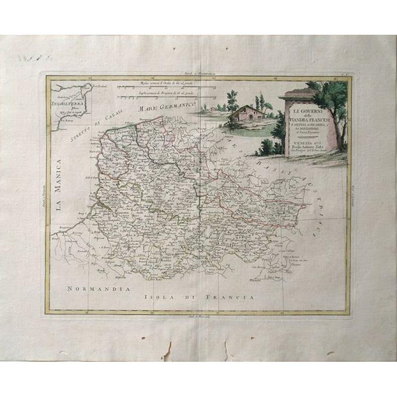Li Governi della Fiandra Francese, d\'Artois, di Picardia, del Boulonois di Nuova Projezione.