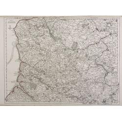 Carte d'Artois et des Environs ou lon voit le Ressort du Conseil Provincial d'Artois.