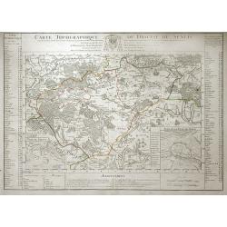 Carte Topographique du Diocese de Senlis.