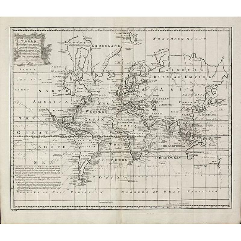 A New & Accurate Chart of the World