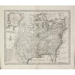 A New & Accurate Map of Louisiana, with Part of Florida and Canada, and the Adjacent Countries