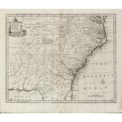 A New & Accurate Map of the Provinces of North & South Carolina Georgia &c