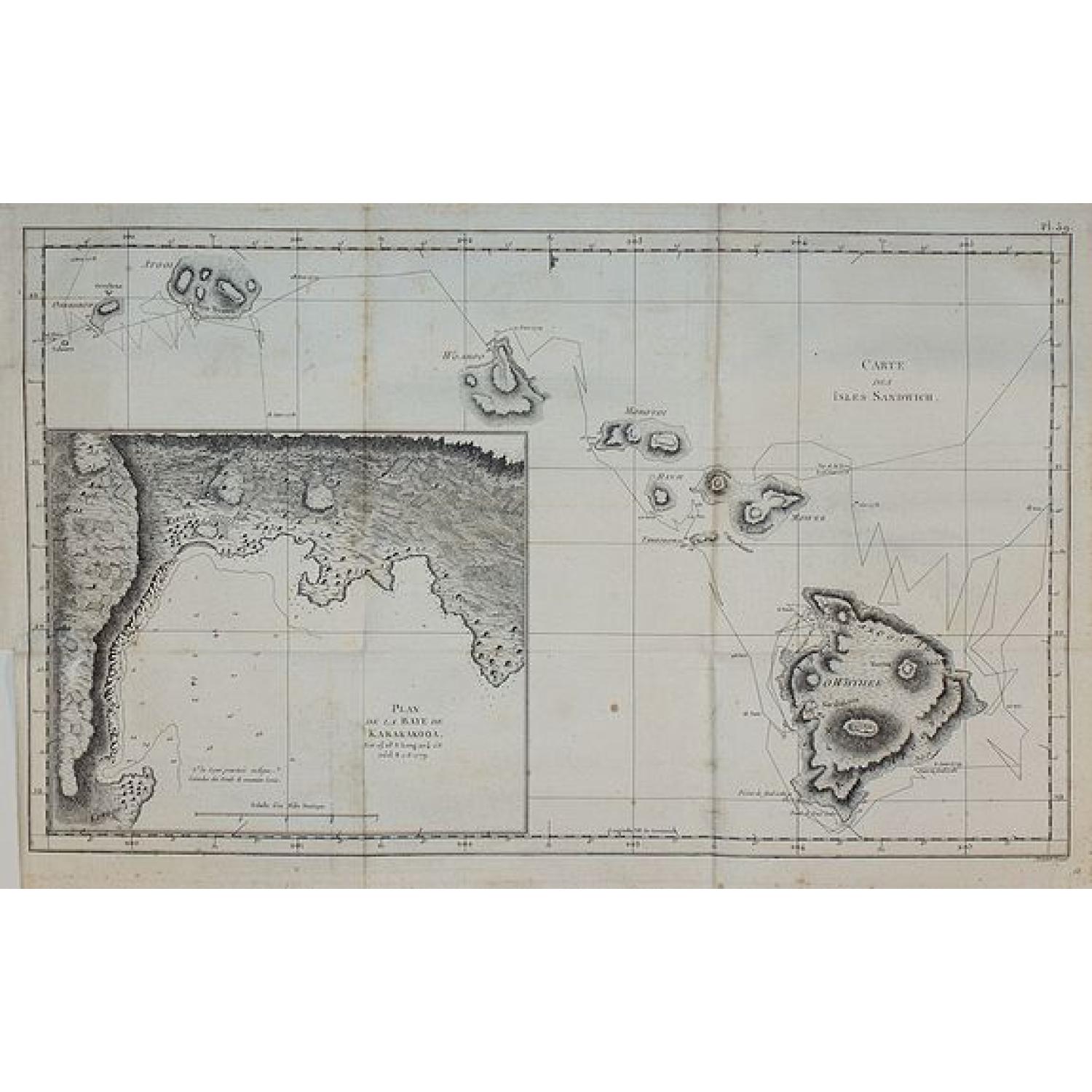 Carte des Isles Sandwich.
