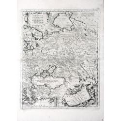 Parte Orientale Dell' Europa, Descritta, e Dedicata Dal P. Cosmografo Coronelli All Illustrissimo, et Eccellentissimo Signore Giovanni da Mula, Senatore amplissimo Nella Serenissima Republica de Venetia