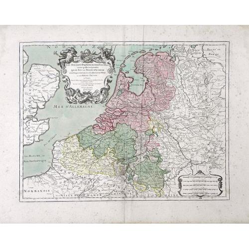 Old map image download for Les Dix-Sept Provinces des Pays-Bas suivant qu'elles sont possedees Par Le Roy la Maison d'Autriche et Les Estats Generaux des Provinces-Unies et Le Roide Prusse