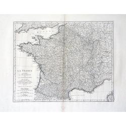 La France Divisee en Provinces et en Generalites Dont le plan est selui de l'ancienne Gaule. . .