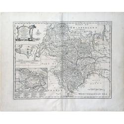 A New and Accurate Map of Savoy, Piemont, and Montferrat Exhibiting the Present Seat of War. . .