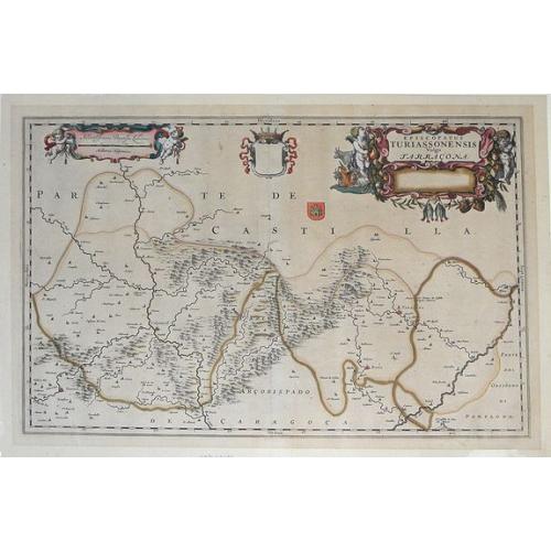 Old map image download for Episcopatus Turiassonensis Vulgo Tarracona. . .
