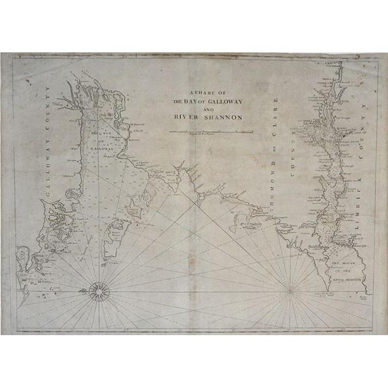 A Chart of the Bay of Galloway and River Shannon. . .