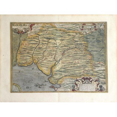 Old map image download for Hispalensis Conventus Delineatio. . .