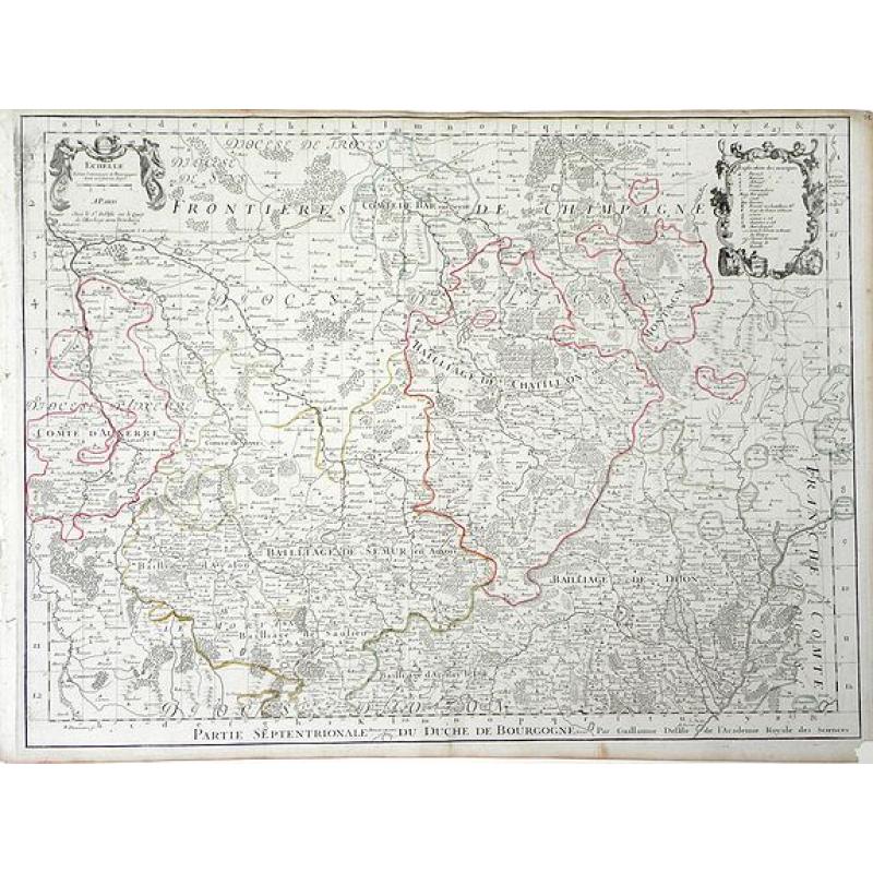 Partie Septrentionale Du Duche de Bourgogne. . .
