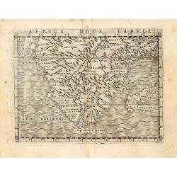 An early map of 'modern' southern Africa: Africa Nova Tabula.