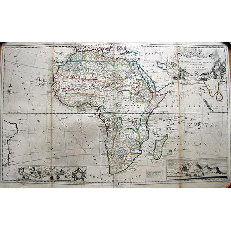 To the Right Honourable Charles, Earl of Peterborow, and Monmouth, &c. This Map of Africa