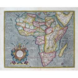 Africa ex magna orbis terre descriptione Gerardi Mercatories desumpta studio & industria G.M. Juniorius 