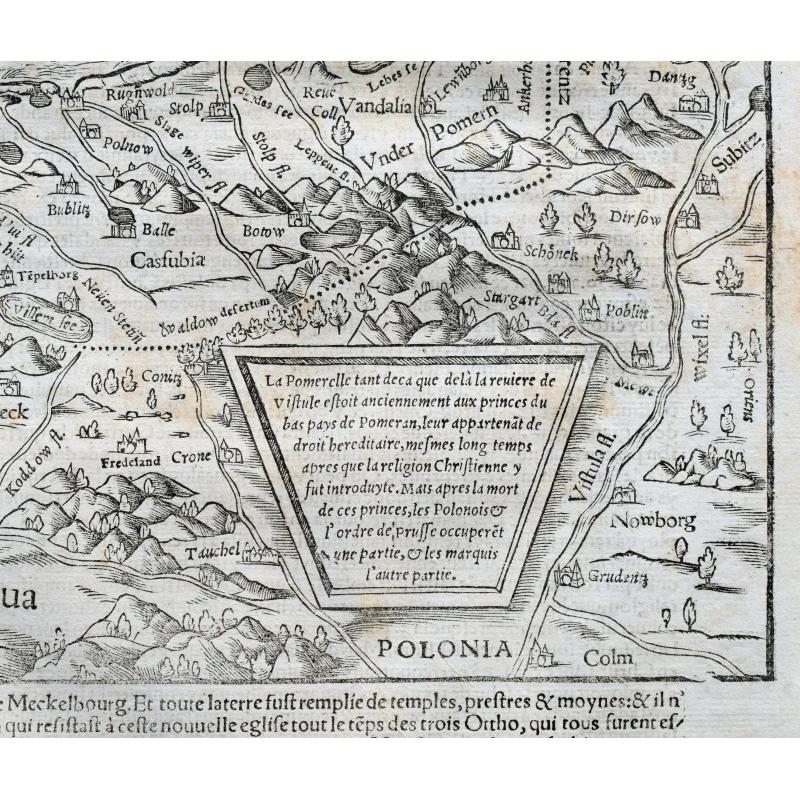 La table du pays de Pomeran. . .