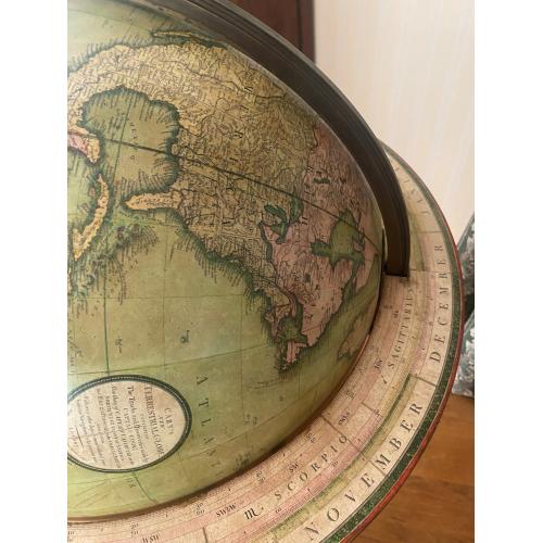 Old map image download for Cary's New Terrestrial Globe Exhibiting The Tracks and Discoveries made by Captain Cook; Als...