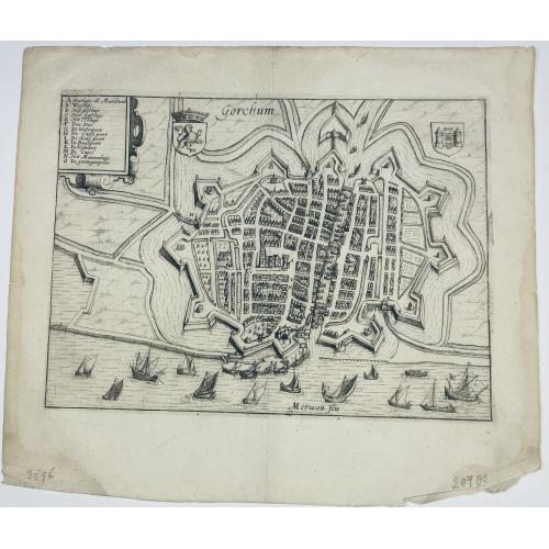 Old map image download for [Lot of 4 maps]  Comitatus Hollandiae Tabula Pluribus Locus Recens Emendata a Nicolao Visscher.