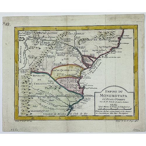 Old map image download for [Lot of 9 maps / prints of SOUTH AFRICA] Carte du Congo et du Pays des Cafres.