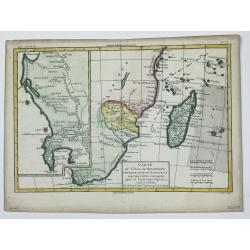 [Lot of 9 maps / prints of SOUTH AFRICA] Carte du Congo et du Pays des Cafres.
