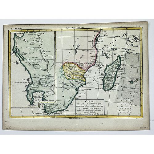 Old map image download for [Lot of 9 maps / prints of SOUTH AFRICA] Carte du Congo et du Pays des Cafres.