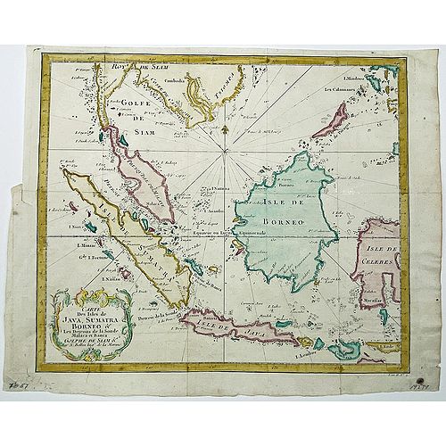 INDONESIA [Lot of 9 maps] views of the Indonesian archipelago. Carte des Isles de Java, Sumatra Borneo ...