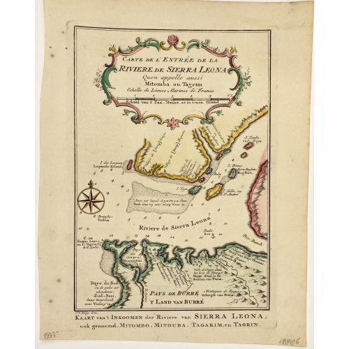 Old map image download for [Lot of 13 maps / views of West Africa]. Tractus Littorales Guinea a promontorio Verde.