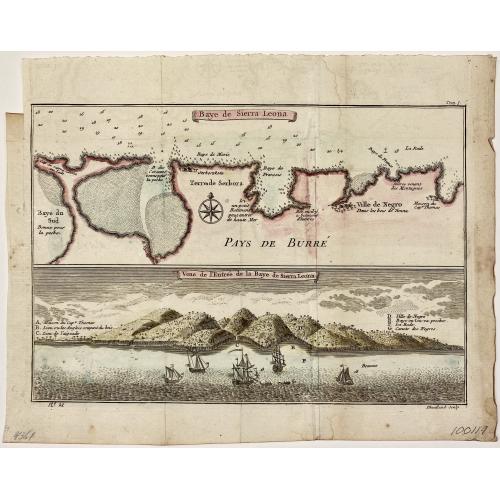 Old map image download for [Lot of 13 maps / views of West Africa]. Tractus Littorales Guinea a promontorio Verde.