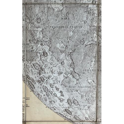 Download a free HR-image of  Carte générale de la lune / dressée sous la direction de Camille Flammarion ; par C. M. Gaudibert ; dessinée par Léon Fenet