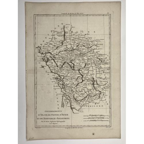 Old map image download for [Lot of 15 maps/plans of northern France] Gouvernement d' Orleans et la Generalite divisee en ses Elections.