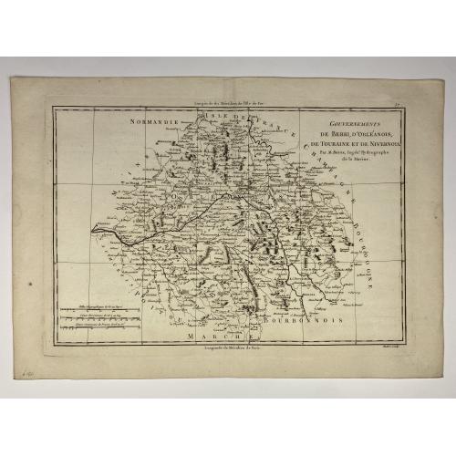 Old map image download for [Lot of 15 maps/plans of northern France] Gouvernement d' Orleans et la Generalite divisee en ses Elections.