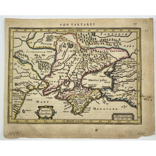 Old map image download for [Lot of 3 maps of the Ukrainia] Taurica Chersonesus, Nostra aetate Przecopsca, et
