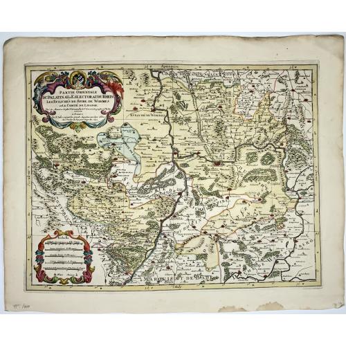 Old map image download for [Lot of 6 Maps of Germany] PALATINATUS BAVARIAE.