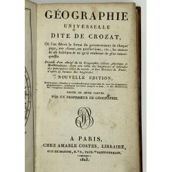 Geographie Universelle dite de Crozat.