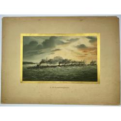 [Lot of 7 Maritime prints] Deutschland zur See 1902