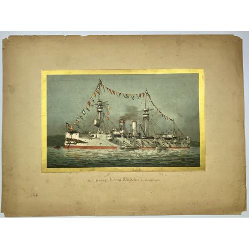 [Lot of 7 prints] Deutschland zur See 1902