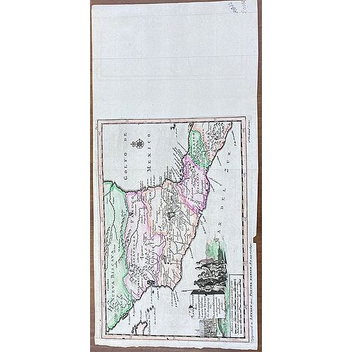 Old map image download for [Lot of 22 maps / prints] Kaart van Mexico en Nieuw Granada in de Spaansche West-Indien.